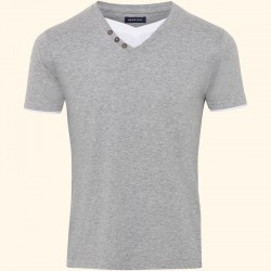 Plain under shirt with mock Brave Soul 150 GSM